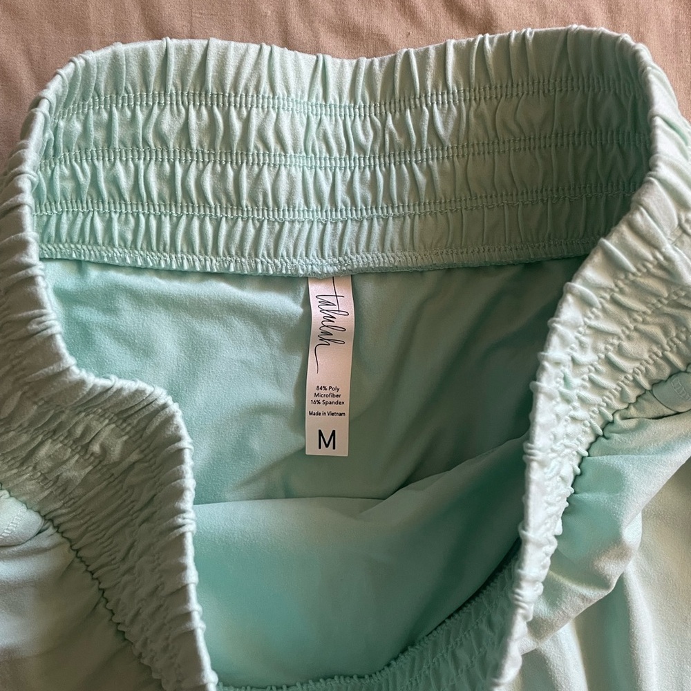 TALULAH Green Athletic Shorts with Elastic Waistband - Picture 3 of 9